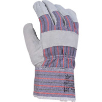 Утепленные спилковые комбинированные перчатки Ангара Fort 0115 00501404112