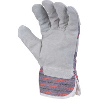 Утепленные спилковые комбинированные перчатки Ангара Fort 0115 00501404112