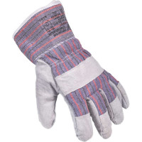 Утепленные спилковые комбинированные перчатки Ангара Fort 0115 00501404112