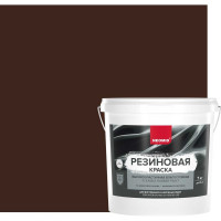 Резиновая краска NEOMID Темный шоколад 7 кг Н-КраскаРез-7-ТемШок