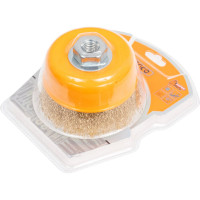 Щетка проволочная чашечная (100х0.3 мм; М14) INGCO WB11001