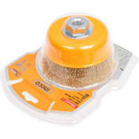 Щетка проволочная чашечная (100х0.3 мм; М14) INGCO WB11001