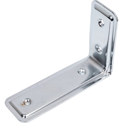 Кронштейн VORMANN 3-F 115х80х40 мм, оцинкованный, цвет: хром, 00165 115 C