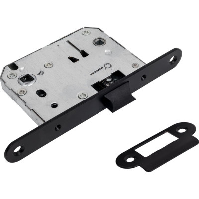 Бесшумная сантехническая защелка BUSSARE PLAST50 70 BLACK 940000001855