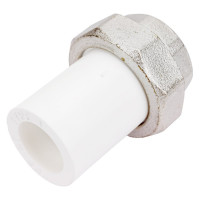 Ниппельное соединение RTP американка трубная, внутренняя резьба, D32х1 мм 14283