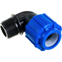 Отвод RTP с наружной трубной резьбой PN 16 D 20х3 4 11550