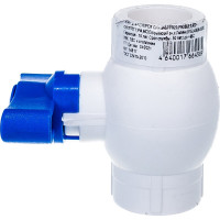 Кран шаровой RTP бабочка, синий, D20 мм 14617