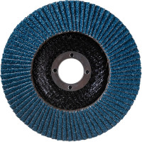 Круг наждачный лепестковый по металлу Plus (125х22.2 мм; Р40; циркониевый) CUTOP 72-12540