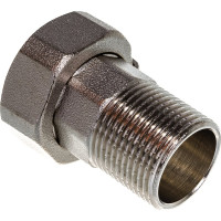 Штуцер латунный для присоединения счетчика воды RTP G 3/4 25160