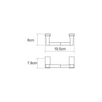 Держатель туалетной бумаги WasserKRAFT Lopau K-6022