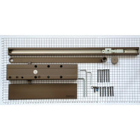 Дверной доводчик DOORLOCK DL300S BC size 3-5 со скользящей тягой, коричневый 75557