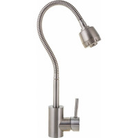 Смеситель для кухонной мойки FASHUN из нержавеющей стали, с гибким изливом, 2 режимный аэратор A54509