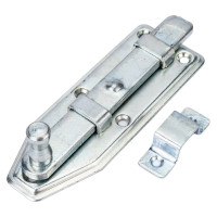 Прямая защелка VORMANN 100х35х1,2 мм, оцинкованная 00102 100 Z