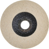 Круг полировальный войлочный сплошной (125х22 мм) для УШМ FIT 39869