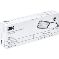 Светильник IEK ДКУ 1004-50Ш, LED, 3000К, IP65, серый LDKU1-1004-050-3000-K03