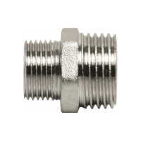 Переходной ниппель VRT 1/2"-3/8", наружная/наружная, никель 1909-001510 503071