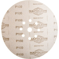 Шлифовальный круг на липучке ABRAFORM Giraffe GOLD 225 мм, 9 отв., Р100 AF-GG-100