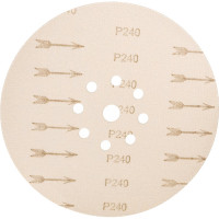 Шлифовальный круг на липучке ABRAFORM Giraffe GOLD 225 мм, 9 отв., Р240 AF-GG-240