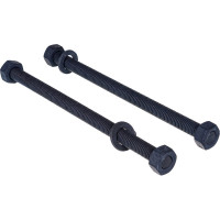 Фиксар анкерная шпилька ФШ ТД 12х200 с покрытием ТДЦ в комплекте с гайкой и шайбой 25шт 609212200/25