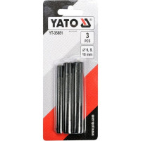 Набор пробойников для кожи YATO 6,8,10мм 3 предмета YT-35881
