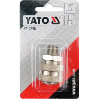 Быстроразъемное соединение рапид (мама)-1/4"M YATO YT-2390