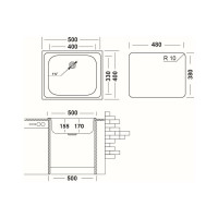 Мойка UKINOX Классика CLM500.400---5C-C