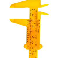 Штангенциркуль VOREL 150мм, пластиковый 15120