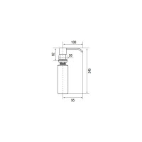 Аксессуар дозатор LONGRAN Standard Chrome LD0003 CR