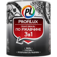 Грунт-эмаль Profilux по ржавчине 3в1 зеленая 0,9 кг Н0000003479