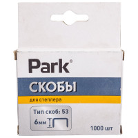 Скобы для степлера Park 053 6мм 1000 шт 009174