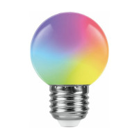 Светодиодная лампа FERON для белт лайта LB-371 Шар матовый E27 3W RGB 38115