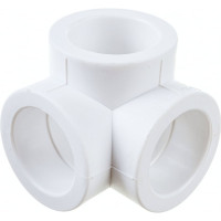 Угловой тройник Blue Ocean полипропиленовый - 40 90 град PPRF/EET(W)-40