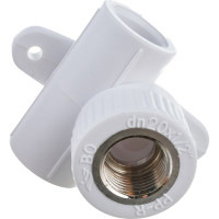 Комбинированный водорозетка - тройник с настенным креплением Blue Ocean 20х1/2 вн PPRF/ITTTC(W)-20х1/2"