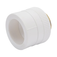 Комбинированная муфта Blue Ocean полипропиленовая, ВР - 50x1 1/4 под ключ PPRF/HTIA(W)-50х1 1/4"