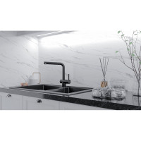 Смеситель для кухни Paulmark DOSSE, антрацит,  Do214418-AN