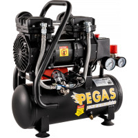 Малошумный безмасляный компрессор Pegas pneumatic PG-602 профессиональная серия 6619
