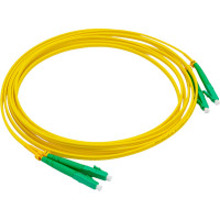 Волоконно-оптический шнур Hyperline FC-D2-9-LC/AR-LC/AR-H-3M-LSZH-YL патч-корд SM 9/125 28288
