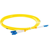 Волоконно-оптический шнур Hyperline FC-D2-9-LC/UR-LC/UR-H-3M-LSZH-YL патч-корд SM 9/125 28076