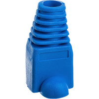 Изолирующий колпачок для разъемов RJ-45 Hyperline BOOT-BL-10, синий, 10 штук 251953