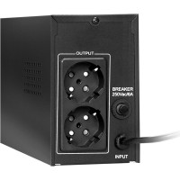 Источник бесперебойного питания ExeGate SpecialPro UNB-400.LED.AVR.EURO <400VA/240W, LED, AVR,2 евророзетки, Black> 285525