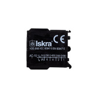 Блок-контакт для миниконтакторов iskra ND2M-02 УТ-00019717