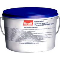 Акриловый герметик Рустил Акрил, 15 кг, серый 61458039