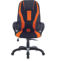 Компьютерное кресло BRABIX PREMIUM Rapid GM-102, 120 кг, экокожа/ткань, черное/оранж 532420