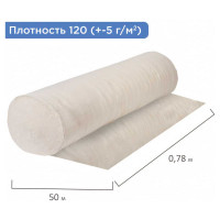 Полотно LAIMA НЕТКОЛ Узбекистан, рулон 0,75х50м, плотность 120±5г/м2, в пакете, , 607523