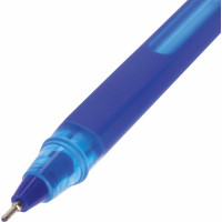 Ручка 12 шт в упаковке BRAUBERG шариковая масляная Extra Glide Soft Blue СИНЯЯ 07мм линия 035мм  142926