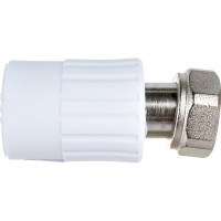 Муфта RTP с накидной гайкой на металлическом штуцере, внутренняя резьба, D20х1/2 мм 10696