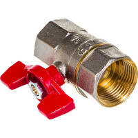 Кран шаровой RTP латунный, вн/вн., PN 25, ручка бабочка, G 3/4 34889