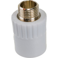 Муфта RTP PN25 комбинированная, наружная резьба, D25х1/2 мм 10664