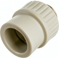 Муфта RTP PN25 комбинированная, наружная резьба, D32х1 мм, серая 10946