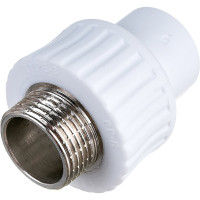 Муфта RTP PN25 комбинированная, наружная резьба, D20х3/4 мм 10663